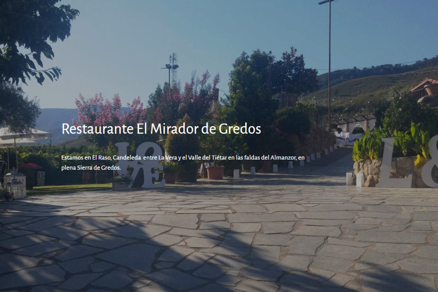 Restaurante El Mirador de Gredos Bodas Catering